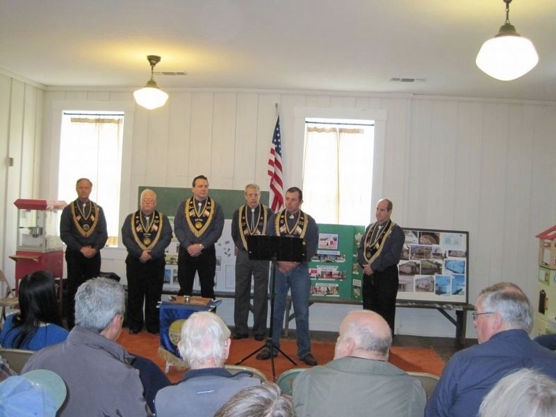 The Greenwood School House Marker Dedication Ceremony image. Click for full size.