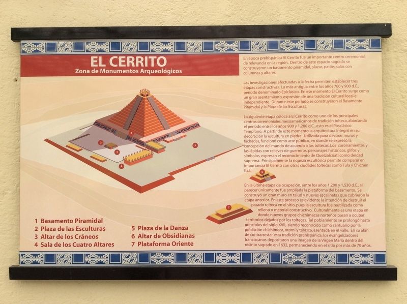 El Cerrito ("The Little Hill") Marker image. Click for full size.