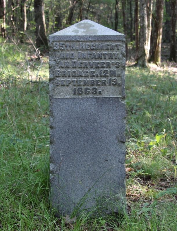 35th Ohio Infantry Marker image. Click for full size.