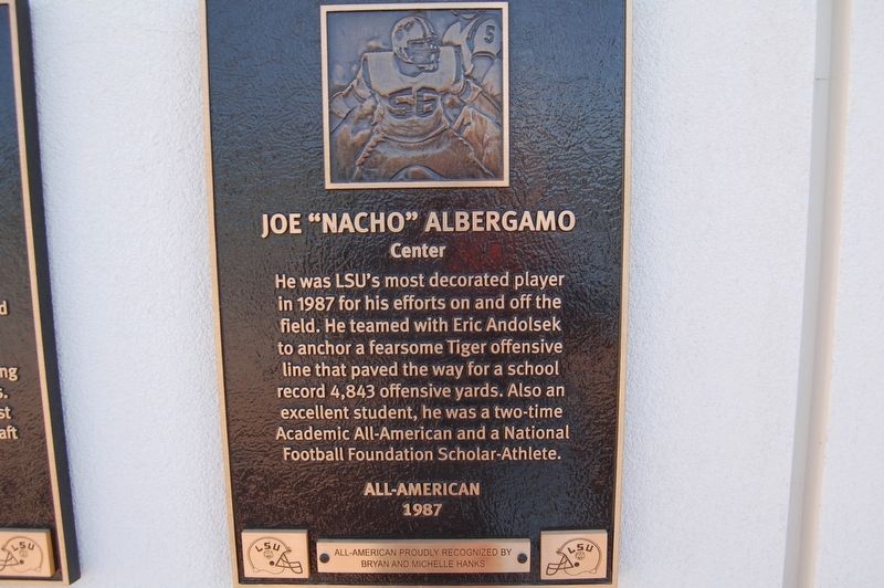 Joe "Nacho" Albergamo Marker image. Click for full size.