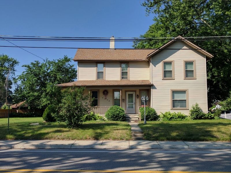 The Flynn House and Marker image. Click for full size.