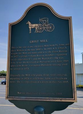 Grist Mill Marker image. Click for full size.