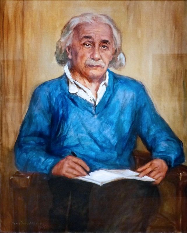 Albert Einstein image. Click for full size.