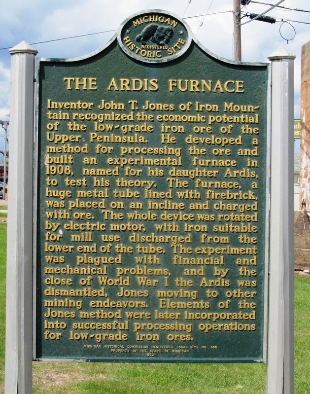 The Ardis Furnace Marker image. Click for full size.