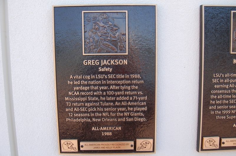 Greg Jackson Marker. Click for full size. Greg Jackson Marker image. Click for full size.