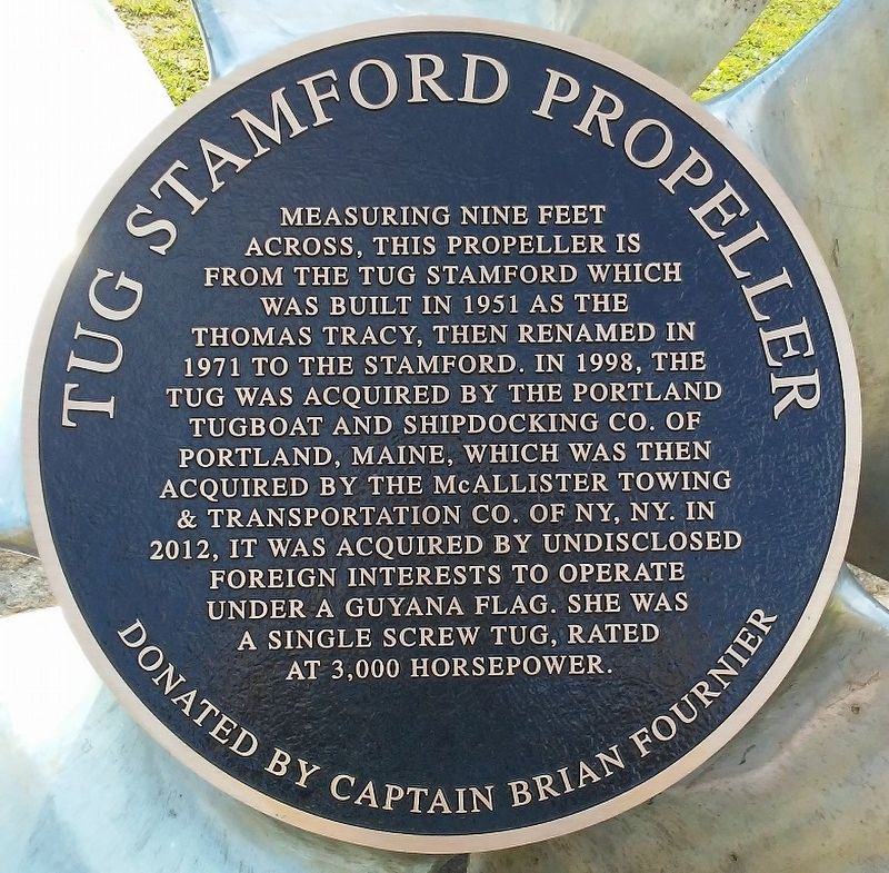 Tug Stamford Propeller Marker image. Click for full size.