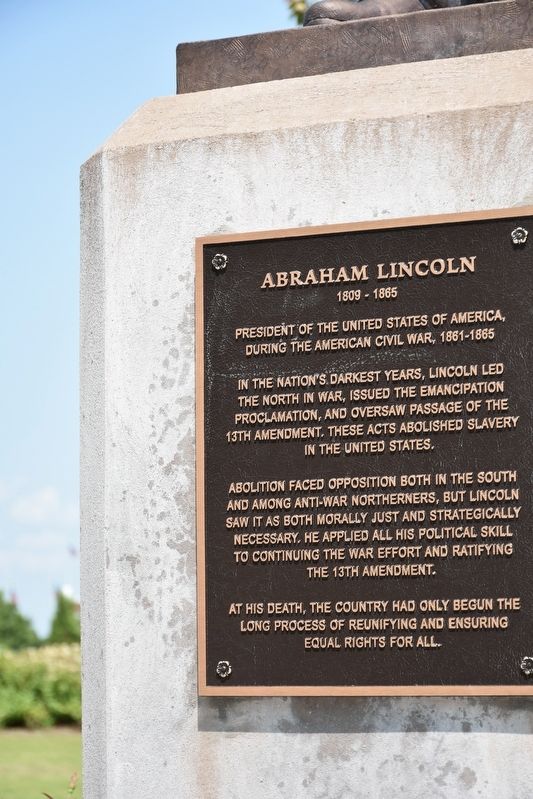 Abraham Lincoln Marker. Click for full size. Abraham Lincoln Marker image. Click for full size.