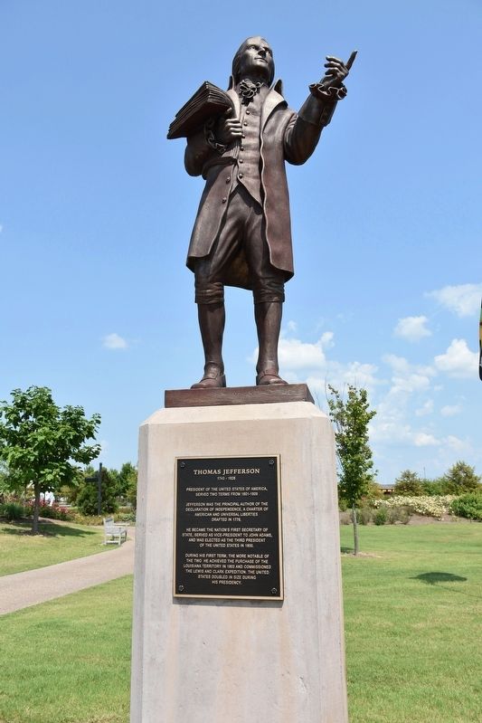 Thomas Jefferson Marker. Click for full size. Thomas Jefferson Marker image. Click for full size.