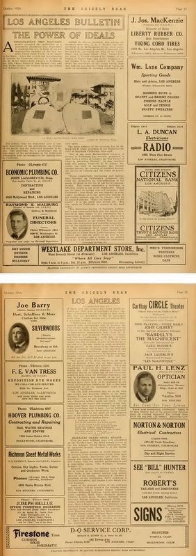 The Grizzly Bear, Oct 1926, pp15 & 55. Click for full size. The Grizzly Bear, Oct 1926, pp15 & 55 image. Click for full size.