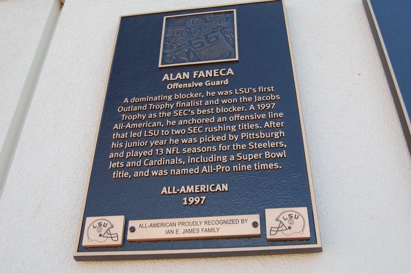 Alan Faneca Marker image. Click for full size.