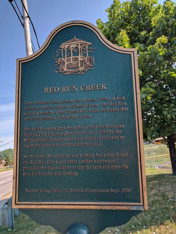 Red Run Creek Marker. Click for full size. Red Run Creek Marker image. Click for full size.