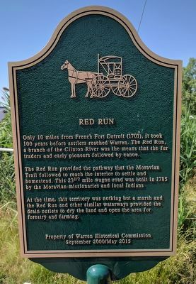 Red Run Marker image. Click for full size.