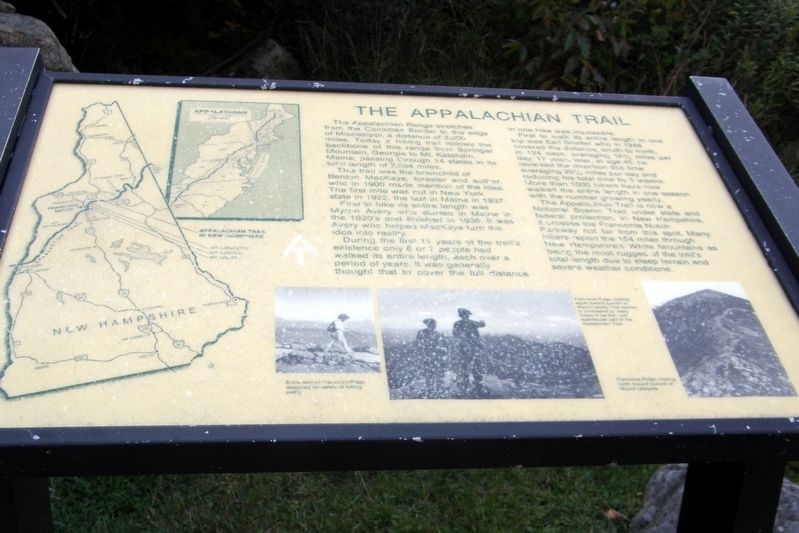 The Appalachian Trail Marker image. Click for full size.