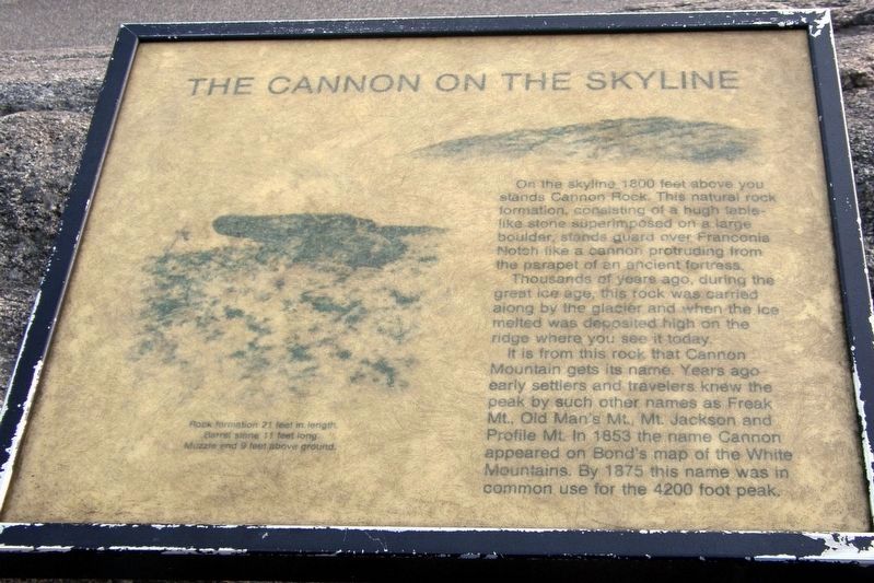 The Cannon on the Skyline Marker image. Click for full size.