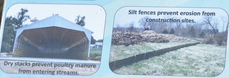 Dry Stacks prevent poultry manure from entering streams.. Click for full size. Dry Stacks prevent poultry manure from entering streams. image. Click for full size.
