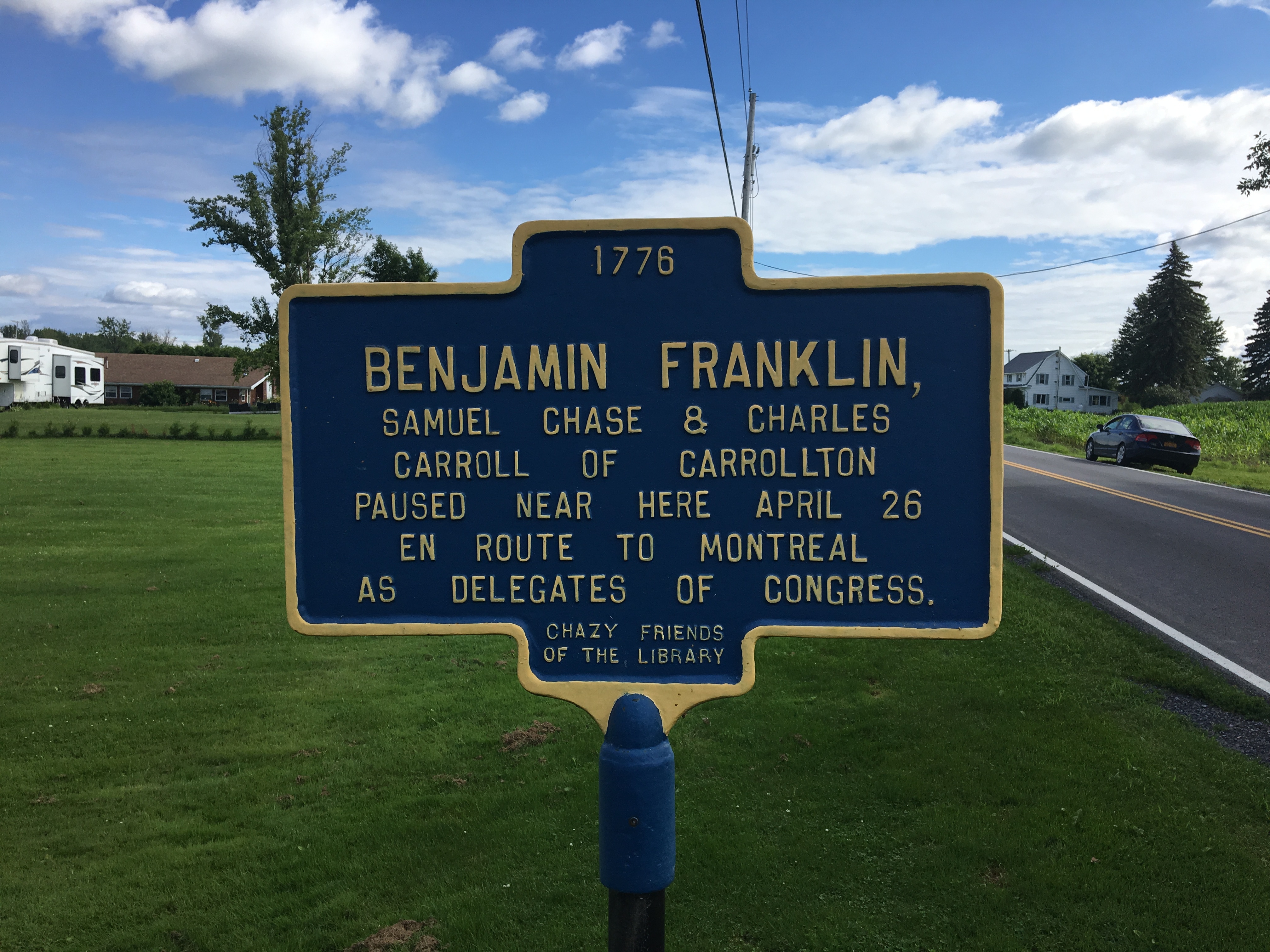 Benjamin Franklin Marker