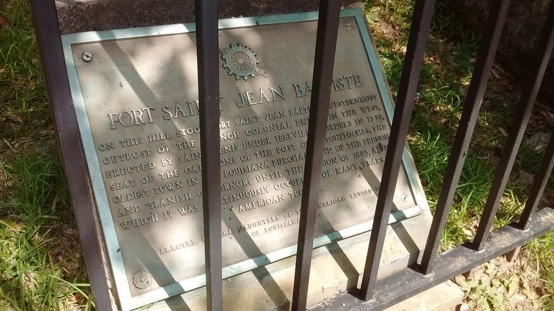 Fort St. Jean Baptiste Marker. Click for full size. Fort St. Jean Baptiste Marker image. Click for full size.
