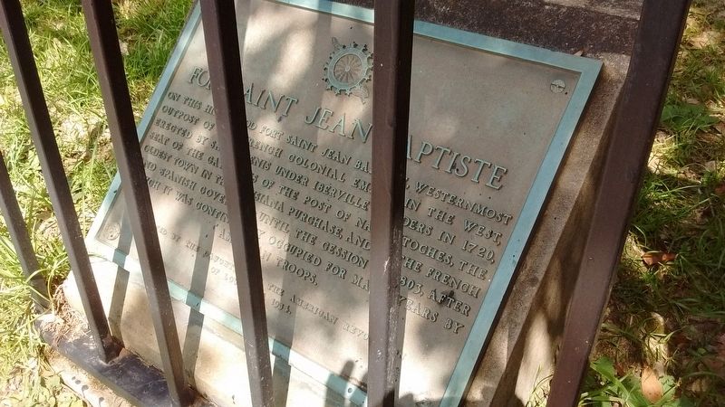 Fort St. Jean Baptiste Marker. Click for full size. Fort St. Jean Baptiste Marker image. Click for full size.