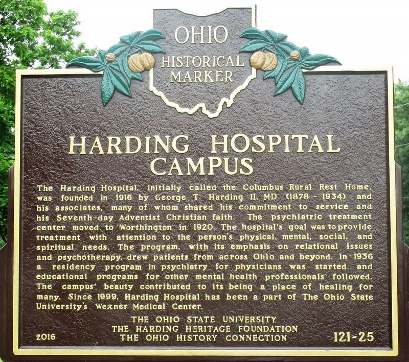 Harding Hospital Campus Marker image. Click for full size.