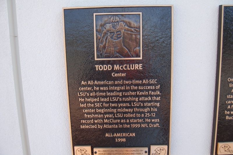 Todd McClure Marker image. Click for full size.
