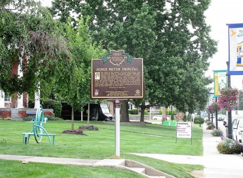 Agnes Meyer Driscoll Marker. Click for full size. Agnes Meyer Driscoll Marker image. Click for full size.
