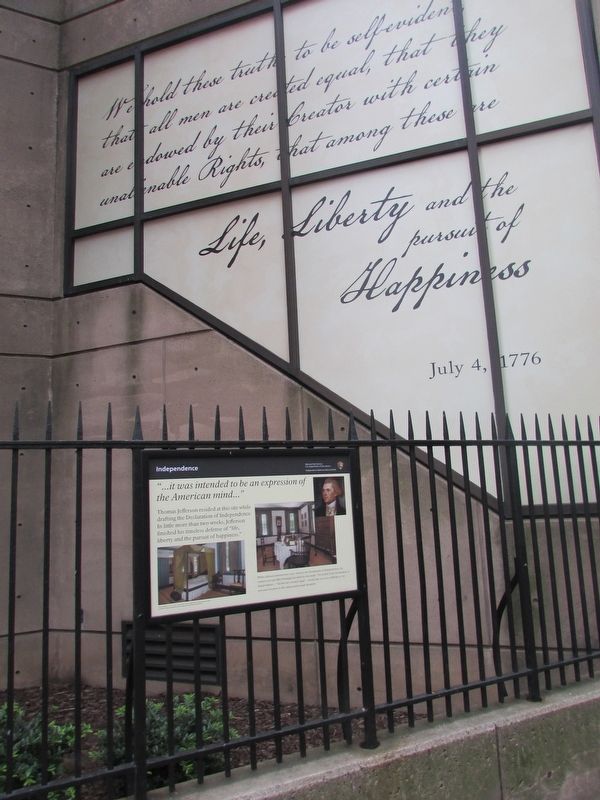 
it was intended to be an expression of the American mind
Marker. Click for full size.
it was intended to be an expression of the American mind
Marker image. Click for full size.