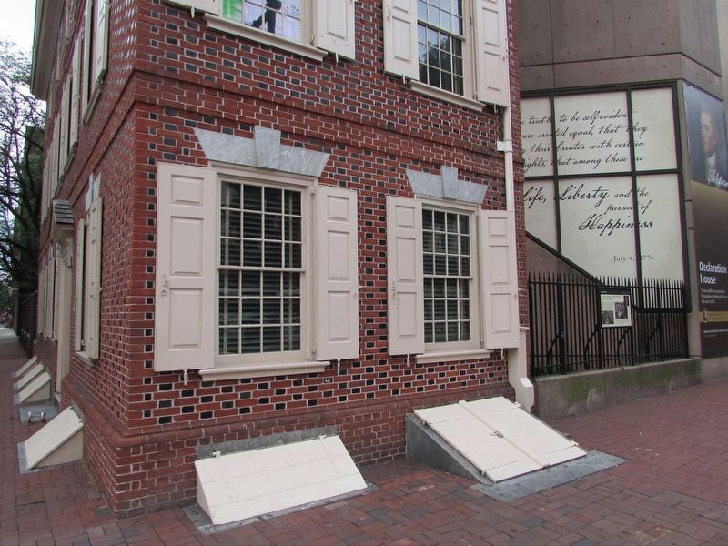 Marker in Philadelphia. Click for full size. Marker in Philadelphia image. Click for full size.