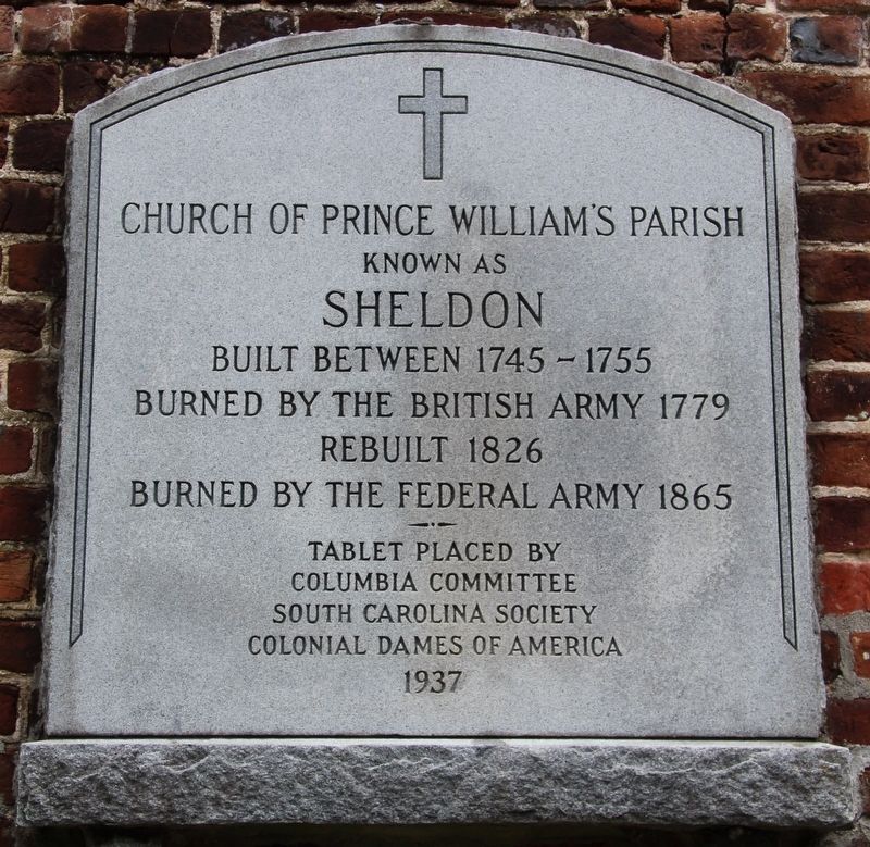 Church of Prince William's Parish Marker image. Click for full size.