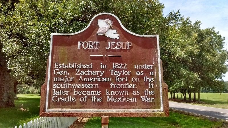 Fort Jesup Marker image. Click for full size.