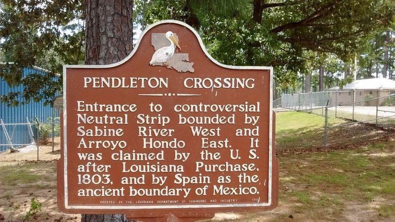 Pendleton Crossing Marker image. Click for full size.