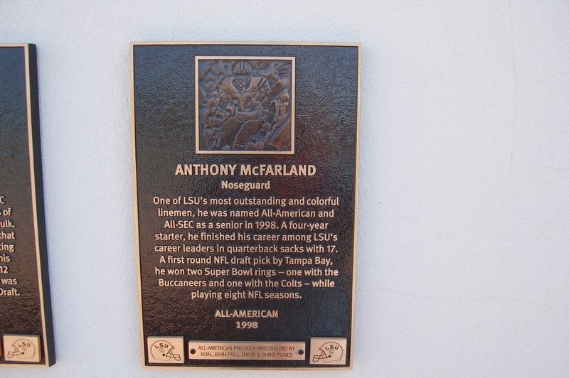 Anthony McFarland Marker. Click for full size. Anthony McFarland Marker image. Click for full size.