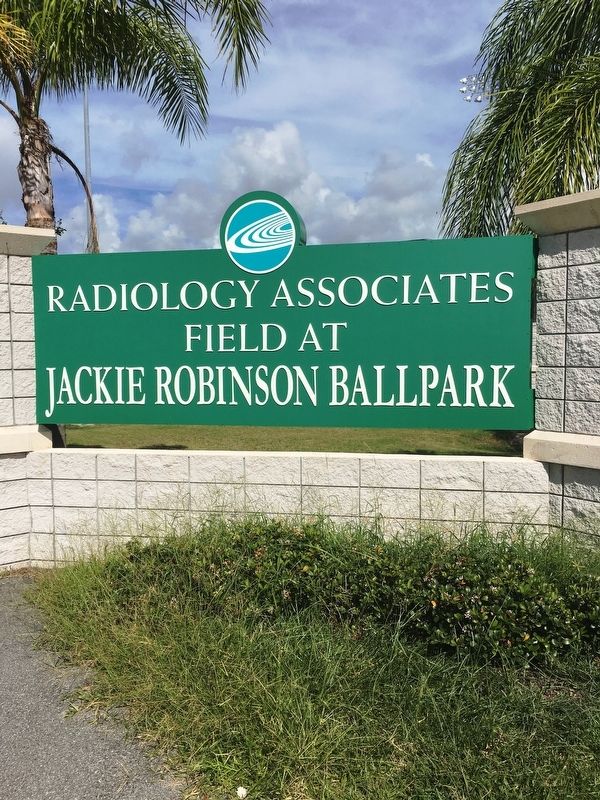 Radiology Associates Field At Jackie Robinson Ballpark. Click for full size. Radiology Associates Field At Jackie Robinson Ballpark image. Click for full size.