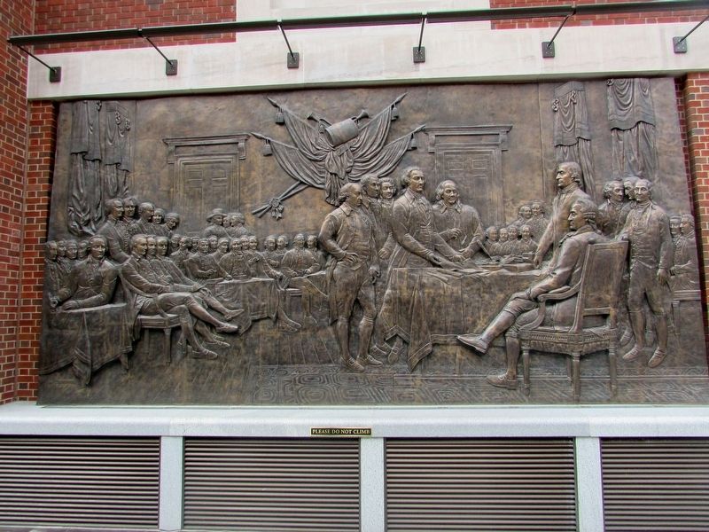 Declaration of Independence Plaque image. Click for full size.