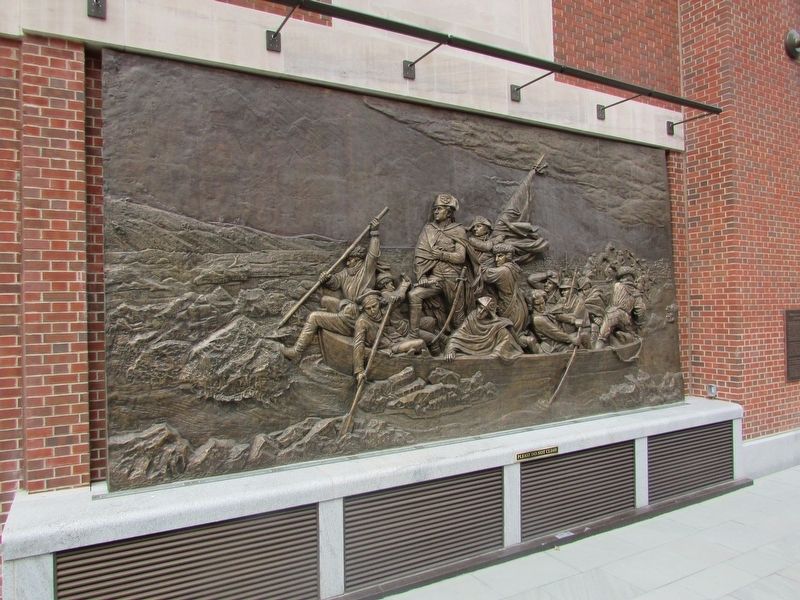 Washington Crossing the Delaware Marker. Click for full size. Washington Crossing the Delaware Marker image. Click for full size.