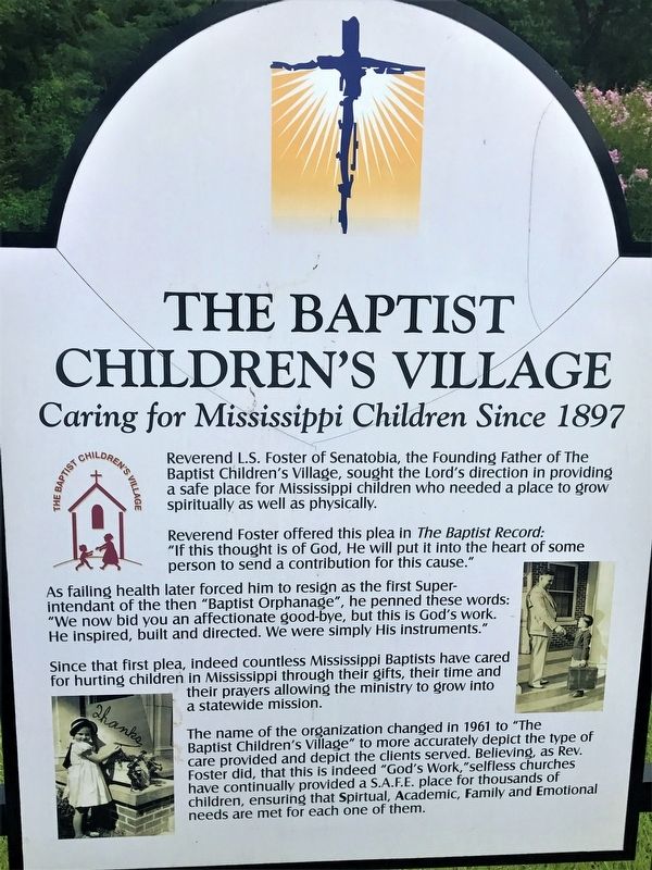 The Baptist Children's Village Marker image. Click for full size.