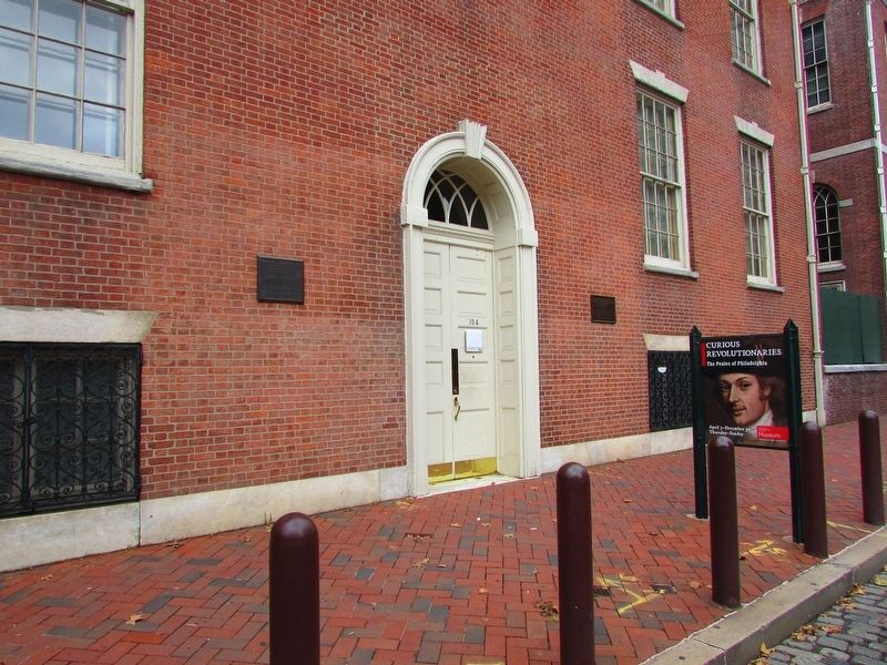 American Philosophical Society Marker. Click for full size. American Philosophical Society Marker image. Click for full size.