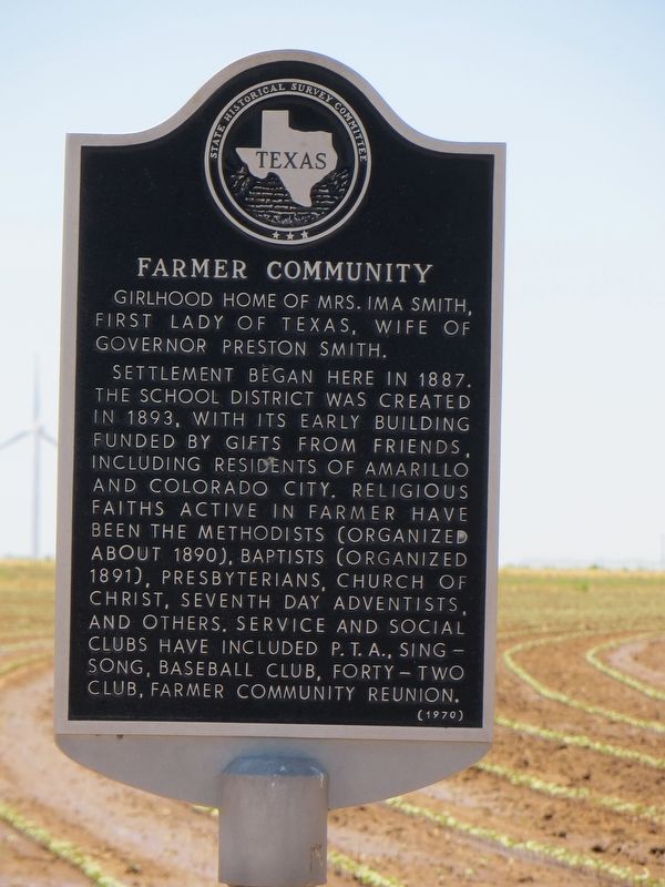 Farmer Community Marker. Click for full size. Farmer Community Marker image. Click for full size.