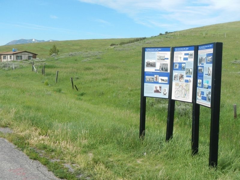 Grays Lake Valley Marker. Click for full size. Grays Lake Valley Marker image. Click for full size.