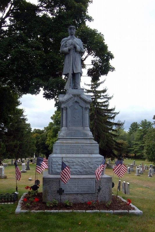 Brookfield Civil War Memorial. Click for full size. Brookfield Civil War Memorial image. Click for full size.