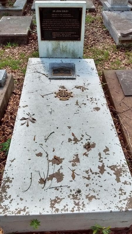 Dr. John Sibley Grave image. Click for full size.