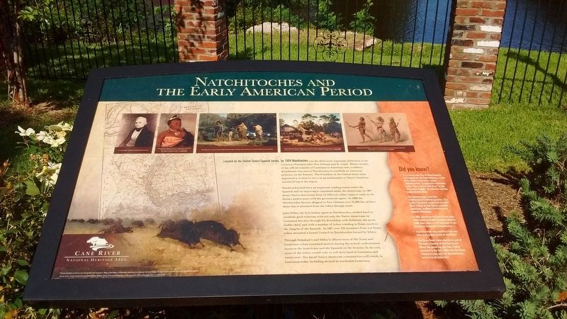 Natchitoches and the Early American Period Marker image. Click for full size.