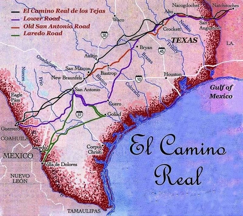 El Camino Real de los Tejas image. Click for full size.