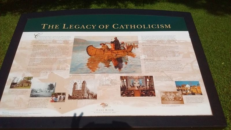 The Legacy of Catholicism Marker image. Click for full size.