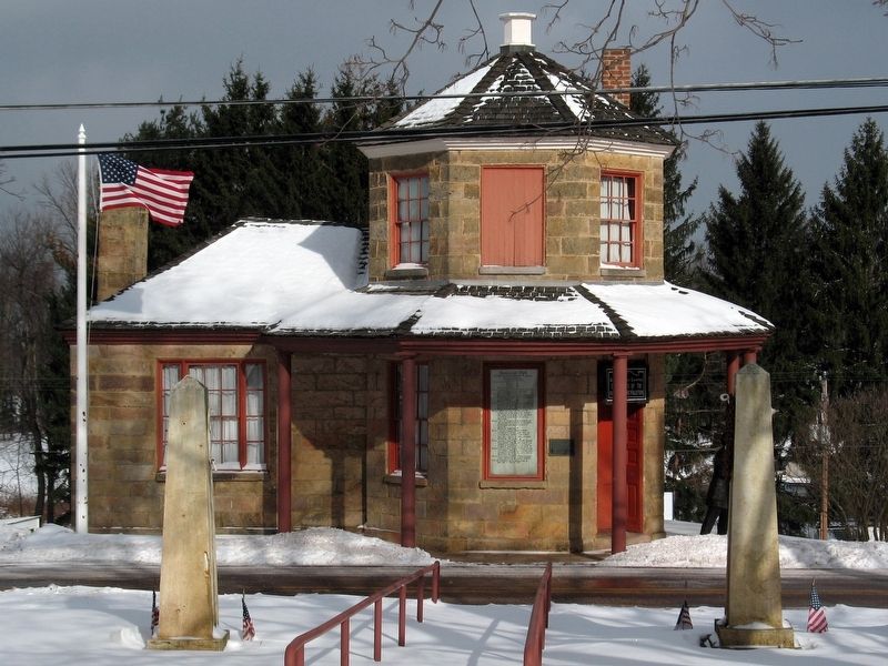 The Old Petersburg Toll House and Toll Gates image. Click for full size.