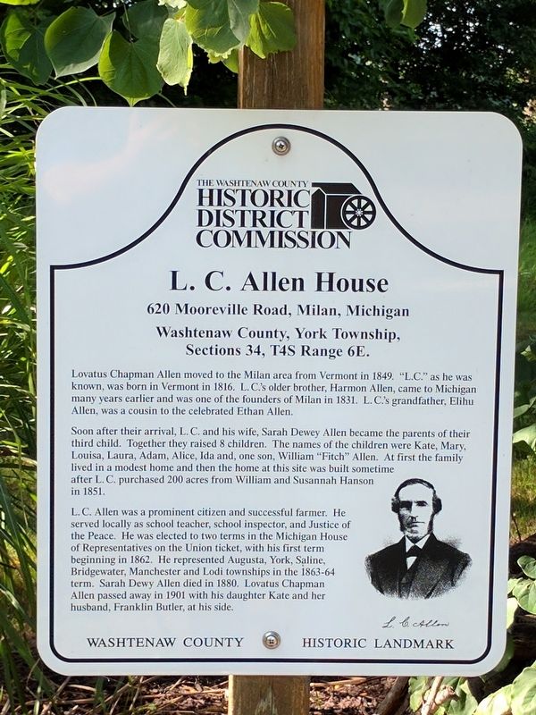 L. C. Allen House Marker image. Click for full size.