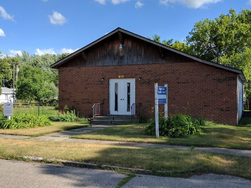 Pilgrim Rest Baptist Church and Marker. Click for full size. Pilgrim Rest Baptist Church and Marker image. Click for full size.