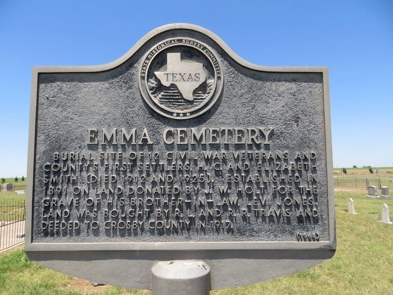 Emma Cemetery Marker image. Click for full size.