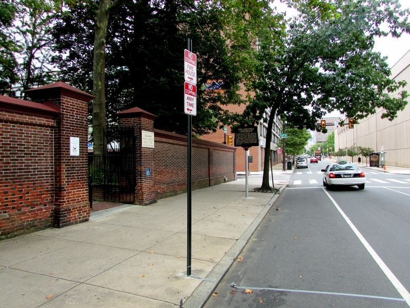 Marker in Philadelphia. Click for full size. Marker in Philadelphia image. Click for full size.