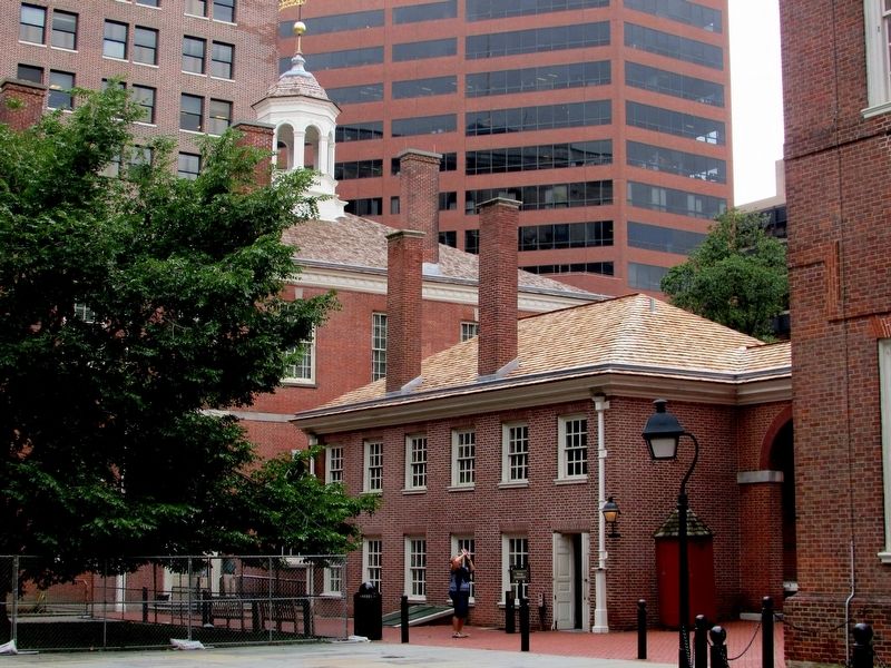 West Wing of Independence Hall. Click for full size. West Wing of Independence Hall image. Click for full size.