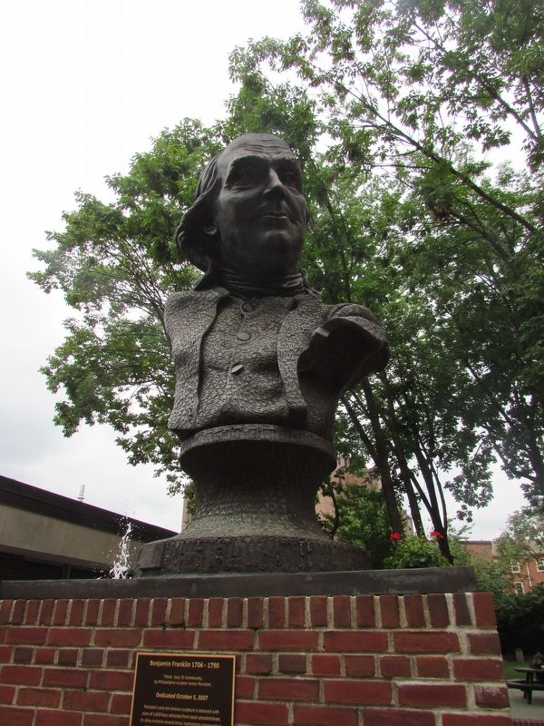 Ben Franklin Sculpture. Click for full size. Ben Franklin Sculpture image. Click for full size.